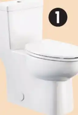 Canadian Tire 1-Pc Elongated Toilet Bowl with Soft Close. 63-6438-4 offer