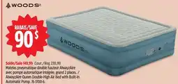 Canadian Tire Woods AlwayzAire Queen Double-High Air Bed with Built-In Automatic Pump offer