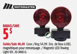 Canadian Tire MotoMaster Magnetic LED Towing Light Kit offer