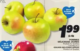 IGA GOLDEN DELICIOUS APPLES offer