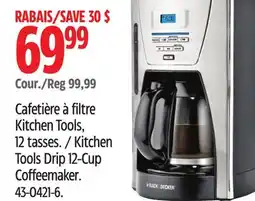 Canadian Tire Black & Decker Kitchen Tools Drip 12-Cup Coffeemaker offer