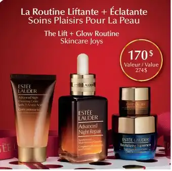 Jean Coutu ESTEE LAUDER The Lift + Glow Routine Skincare Joys offer