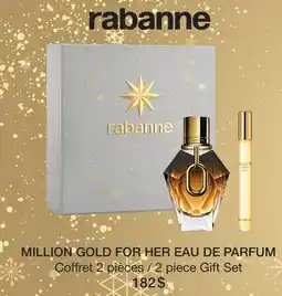 Jean Coutu RABANNE MILLION GOLD FOR HER EAU DE PARFUM offer