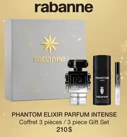 Jean Coutu RABANNE PHANTOM ELIXIR PARFUM INTENSE Coffret 3 pièces offer