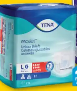 Familiprix TENA, Pads, briefs or cleansing cream, selected products offer