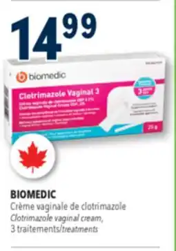 Familiprix BIOMEDIC, Clotrimazole vaginal cream, 3 treatments offer