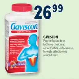 Familiprix GAVISCON, For acid reflux and heartburn, selected sizes offer
