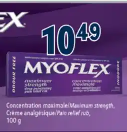 Familiprix MYOFLEX, Concentration Maximum strength, Pain relief rub, 100 g offer