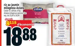 Super C RIZ AU JASMIN MILAGROSA AZIANA | AZIANA MILAGROSA JASMINE RICE offer