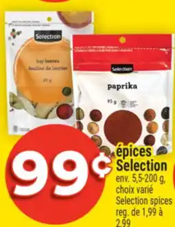 Super C ÉPICES SELECTION | SELECTION SPICES offer