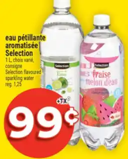 Super C EAU PÉTILLANTE AROMATISÉE SELECTION | SELECTION FLAVOURED SPARKLING WATER offer