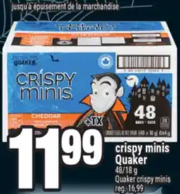 Super C crispy minis Quaker | Quaker crispy minis offer