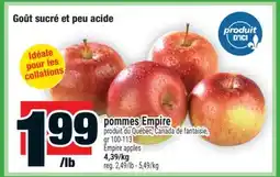 Super C POMMES EMPIRE | EMPIRE APPLES offer