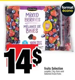 Super C fruits Selection | Selection frozen fruits offer