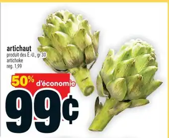 Super C ARTICHAUT | ARTICHOKE offer