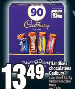 Super C FRIANDISES CHOCOLATÉES CADBURY |CADBURY CHOCOLATE TREATS offer