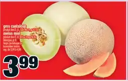 Super C GROS CANTALOUP | LARGE CANTALOUPE OR HONEYDEW MELON offer