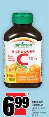 Super C VITAMINES JAMIESON | JAMIESON VITAMINS offer