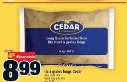 Super C RIZ À GRAINS LONGS CEDAR | CEDAR LONG GRAIN RICE offer