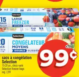 Super C SACS À CONGÉLATION SELECTION | SELECTION FREEZER BAGS offer