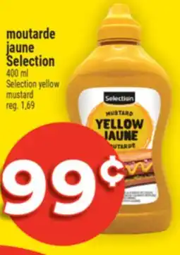 Super C moutarde jaune Selection | Selection yellow mustard offer