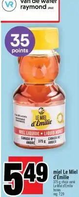 Super C MIEL LE MIEL D'ÉMILIE|LE MIEL D'ÉMILIE HONEY offer