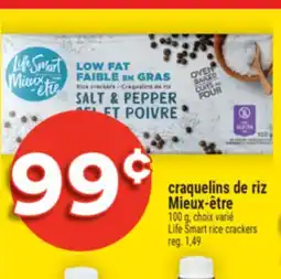 Super C craquelins de riz Mieux‑être | Life Smart rice crackers offer