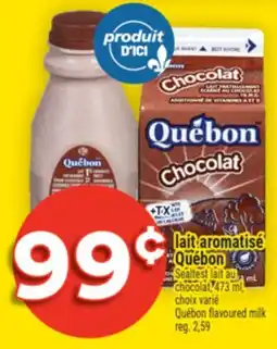 Super C lait aromatisé Québon | Québon flavoured milk offer