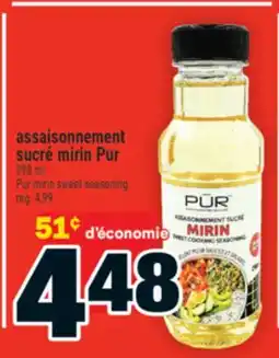 Super C ASSAISONNEMENT SUCRÉ MIRIN PUR | PUR MIRIN SWEET SEASONING offer
