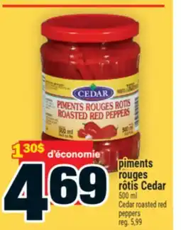 Super C PIMENTS ROUGES RÔTIS CEDAR | CEDAR ROASTED RED PEPPERS offer