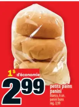 Super C PETITS PAINS PANINI | PANINI BUNS offer