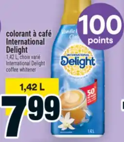Super C COLORANT À CAFÉ INTERNATIONAL DELIGHT | INTERNATIONAL DELIGHT COFFEE WHITENER offer