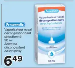 Brunet PERSONNELLE Vaporisateur nasal décongestionnant sélectionné offer