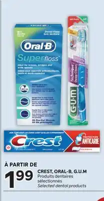 Brunet CREST, ORAL-B, G.U.M Produits dentaires sélectionnés offer