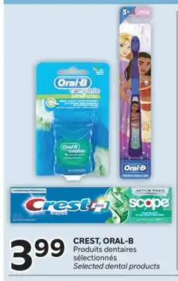 Brunet CREST, ORAL-B Produits dentaires sélectionnés offer