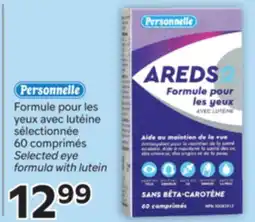 Brunet PERSONNELLE Formule pour les yeux avec lutéine sélectionnée offer