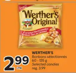 Brunet WERTHER'S Bonbons sélectionnés offer
