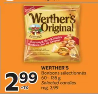 Brunet WERTHER'S Bonbons sélectionnés offer