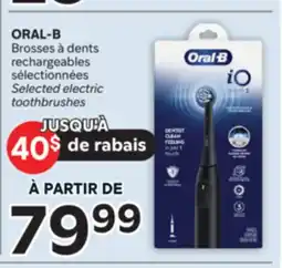 Brunet ORAL-B Brosses à dents rechargeables sélectionnées offer
