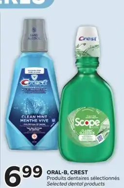 Brunet ORAL-B, CREST Produits dentaires sélectionnés offer