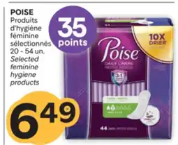 Brunet POISE Produits d'hygiène féminine sélectionnés offer