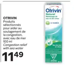 Brunet OTRIVIN Produits sélectionnés pour aider au soulagement de la congestion, avec eau de mer offer