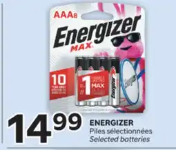 Brunet ENERGIZER Piles sélectionnées offer