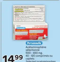 Brunet PERSONNELLE Acétaminophène sélectionné 500 - 650 mg offer