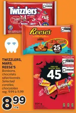 Brunet TWIZZLERS, MARS, REESE'S Bonbons, chocolats sélectionnés offer