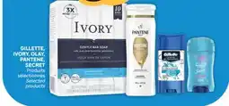 Brunet GILLETTE, IVORY, OLAY, PANTENE, SECRET Produits sélectionnés offer