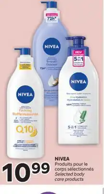 Brunet NIVEA Produits pour le corps sélectionnés offer