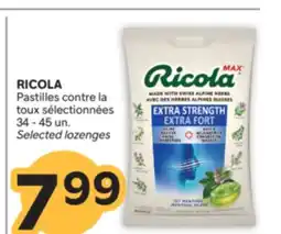 Brunet RICOLA Pastilles contre la toux sélectionnées offer