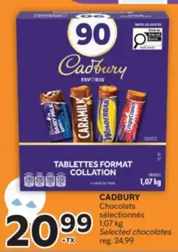 Brunet CADBURY Chocolats sélectionnés offer