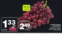 Marches Tradition SEEDLESS RED GRAPES offer